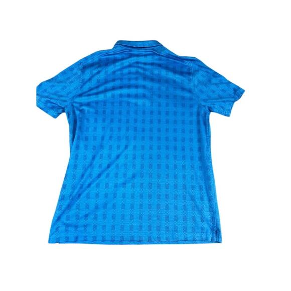 Men’s Nike Dri‑FIT Victory Golf Polo L Bright Blue Short Sleeve – Excellent - Picture 2 of 10